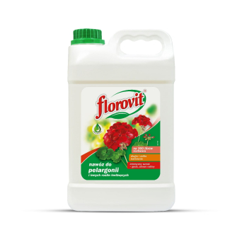 NAWÓZ PŁYNNY DO PELARGONII I INNYCH KWITNĄCYCH 2,8L - FLOROVIT 
