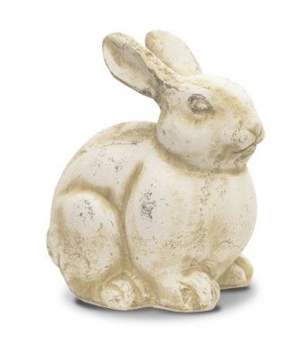 Elegancka Figurka Zająca Dekoracyjnego w Stylu Retro - Figurka Dekoracyjna - 107154