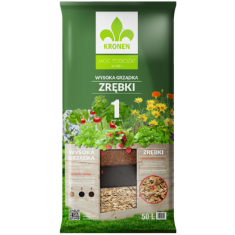 ZRĘBKI Z DRZEW IGLASTYCH WYSOKA GRZĄDKA 50l - KRONEN
