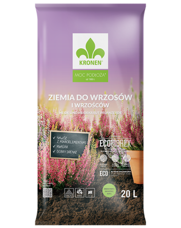 ZIEMIA PODŁOŻE DO WRZOSÓW I WRZOŚCÓW 20L - KRONEN