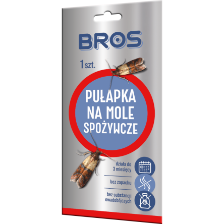 BROS PUŁAPKA FEROMONOWA NA MOLE SPOŻYWCZE