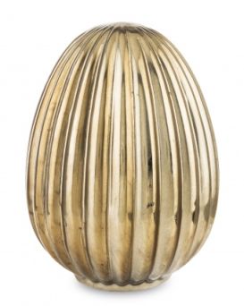 Eleganckie Nowoczesne Dekoracyjne Złote Jajko Wielkanocne - Figurka Dekoracyjna - 143841