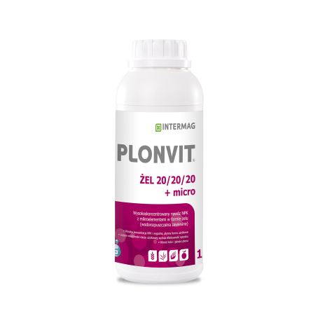 NAWÓZ PLONVIT 20/20/20 ŻEL - INTERMAG