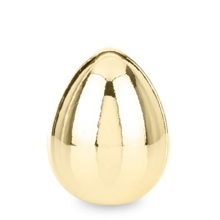 Eleganckie Nowoczesne Dekoracyjne Złote Jajko Wielkanocne - Figurka Dekoracyjna  - 153442