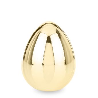 Eleganckie Nowoczesne Dekoracyjne Złote Jajko Wielkanocne - Figurka Dekoracyjna  - 153442