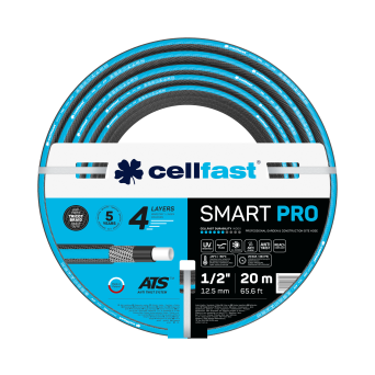 WĄŻ OGRODOWY SMART PRO ATS 1/2'' 20m 13-400 - CELLFAST