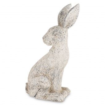 Elegancka Figurka Zająca Dekoracyjnego w Stylu Rustykalnym - Figurka Dekoracyjna - 177864