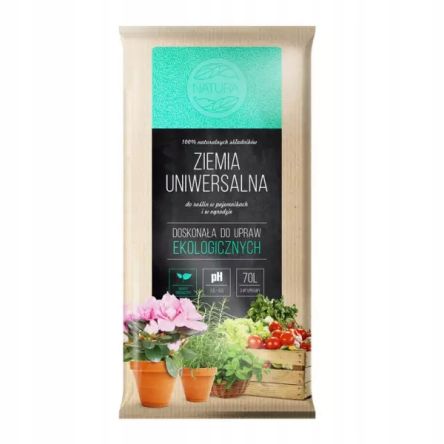 ZIEMIA UNIWERSALNA - PODŁOŻE DO ROŚLIN - NATURA 70L - KRONEN