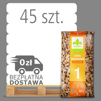 KORA OGRODOWA FRAKCJA I DROBNA 8-20 MM 50L PALETA 45 WORKÓW - KRONEN