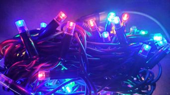 Lampki Choinkowe Zewnętrzne 300 LED MULTIKOLOR FL03-1 - VITALUX 