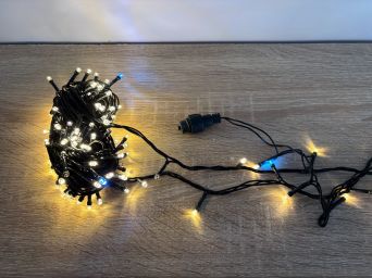 Lampki Choinkowe Zewnętrzne 100LED CIEPŁY BIAŁY FL01-2 - VITALUX 