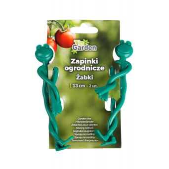 Z22024 ZAPINKI OGRODNICZE ŻABKI 13cm x 2szt.