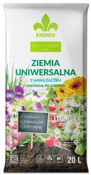 ZIEMIA UNIWERSALNA - PODŁOŻE DO ROŚLIN - Z NAWILŻACZEM 10L - KRONEN