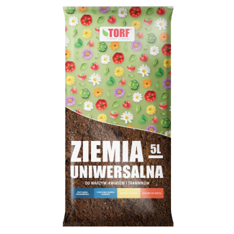 ZIEMIA UNIWERSALNA - PODŁOŻE DO KWIATÓW I WARZYW 5L - NOWY CHWALIM