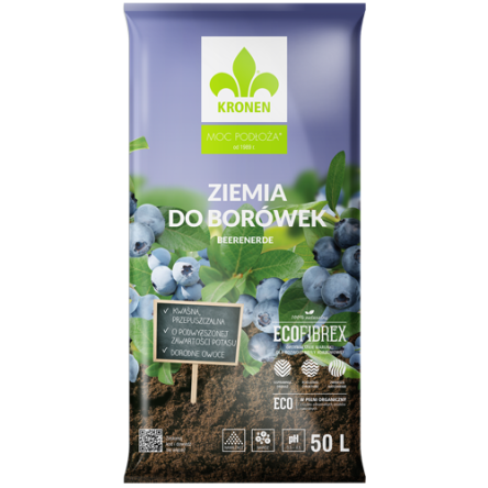 ZIEMIA PODŁOŻE DO BORÓWEK 50L - KRONEN