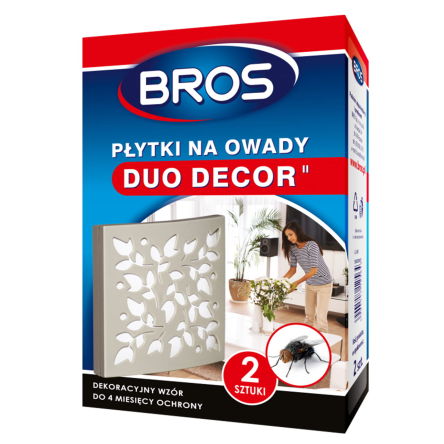 BROS PŁYTKA NA OWADY DUO-DECOR 2SZT.