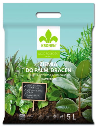 ZIEMIA PODŁOŻE DO ROŚLIN DOMOWYCH, PALM JUK 5L - KRONEN