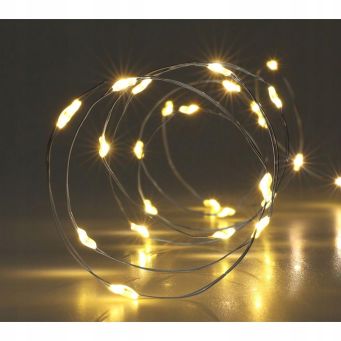 Lampki drut 40 LED ciepły - AX9731020 Koopman