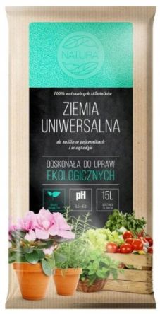ZIEMIA UNIWERSALNA - PODŁOŻE DO ROŚLIN - NATURA 15L - KRONEN