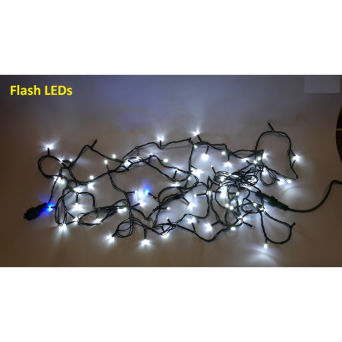 Lampki Choinkowe Zewnętrzne 500LED ZIMNY BIAŁY FL05-3 - VITALUX 
