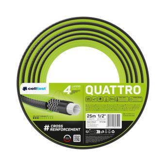WĄŻ OGRODOWY QUATTRO 1/2'' 15M 10-064 - CELLFAST