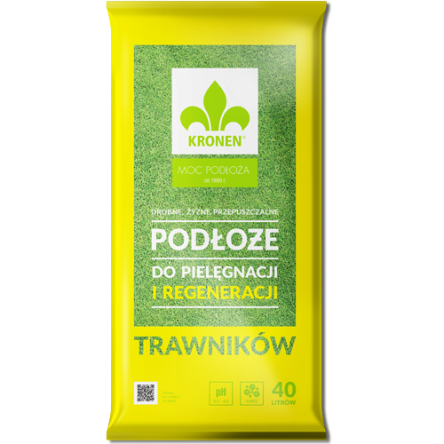 ZIEMIA PODŁOŻE DO REGENERACJI TRAWNIKÓW 40L - KRONEN