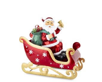 Figurka Mikołaj na Saniach LED - 172211
