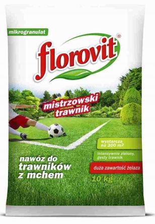 NAWÓZ DO TRAWNIKA Z ŻELAZEM 10KG - FLOROVIT 