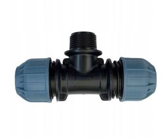 TRÓJNIK PE 32-1/2"-32 PN10 GWINT ZEWNĘTRZNY - ELYSSE