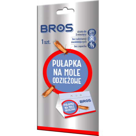 BROS PUŁAPKA FEROMONOWA NA MOLE ODZIEŻOWE